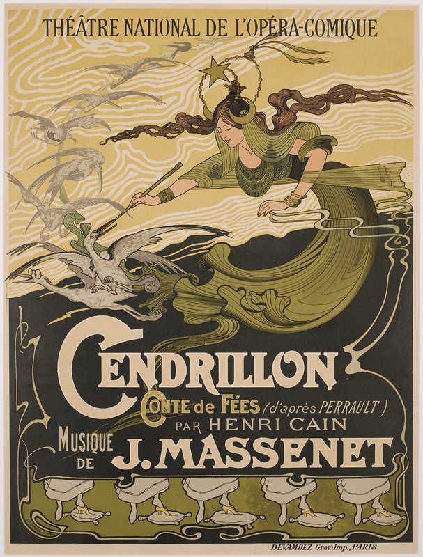 Cendrillon, Emile Bertrand, 1899