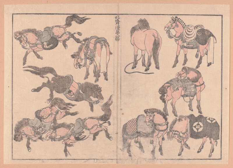 Horses, Katsushika Hokusai | Mia