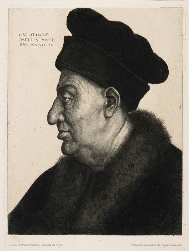 Bildnis Studie, Peter von Halm, 19th century