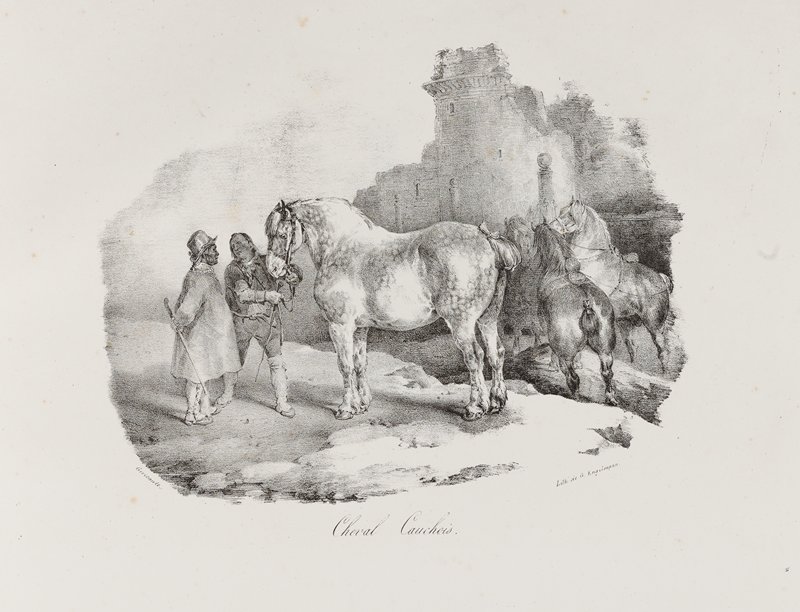 Cheval Cauchois, Теодор Жерико, 1822