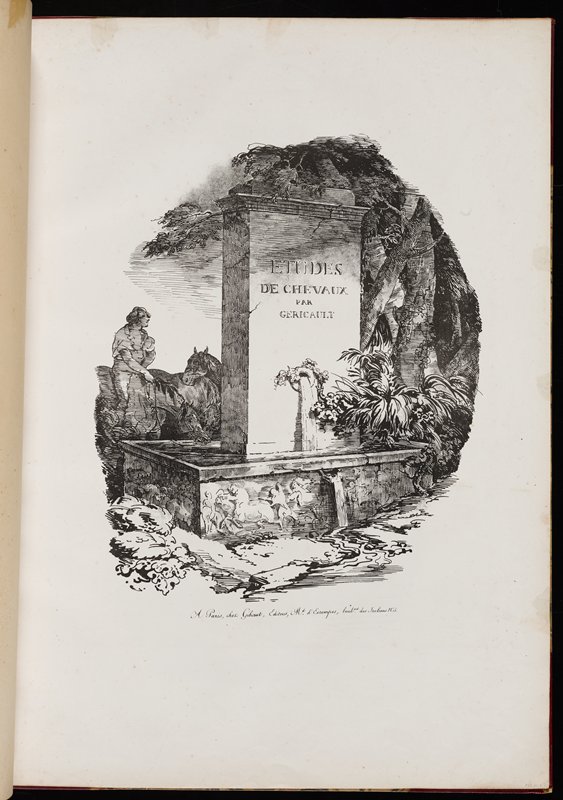 L'Abreuvoir, Теодор Жерико, 1822