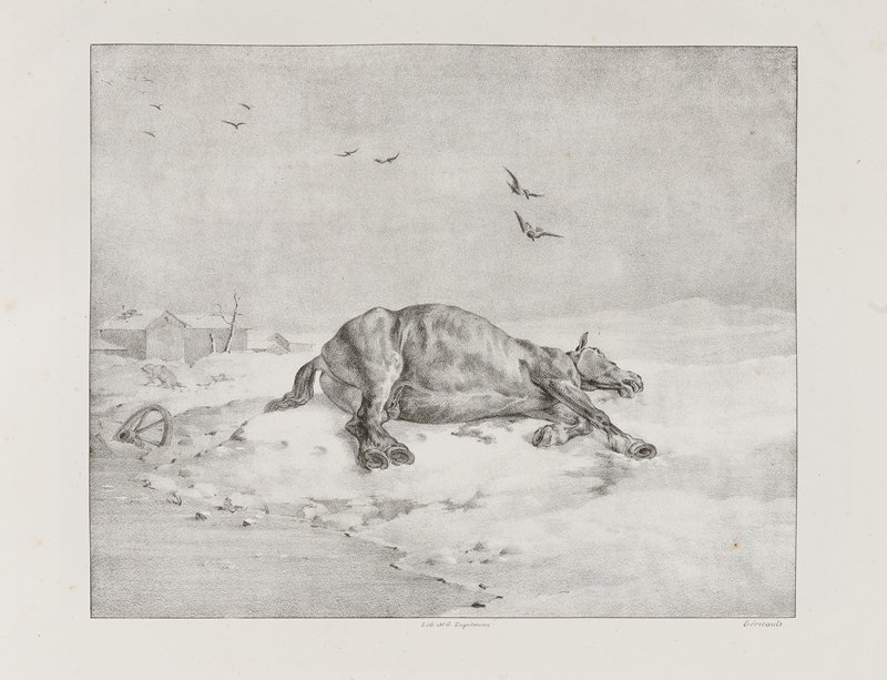Le Cheval Mort, Теодор Жерико, 1823