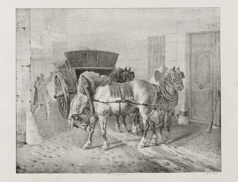 Les Boueux, Jean Louis André Théodore Géricault, 1823