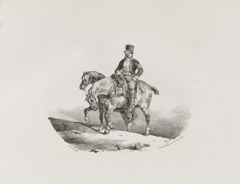 Un Postillon, Jean Louis André Théodore Géricault, 1823