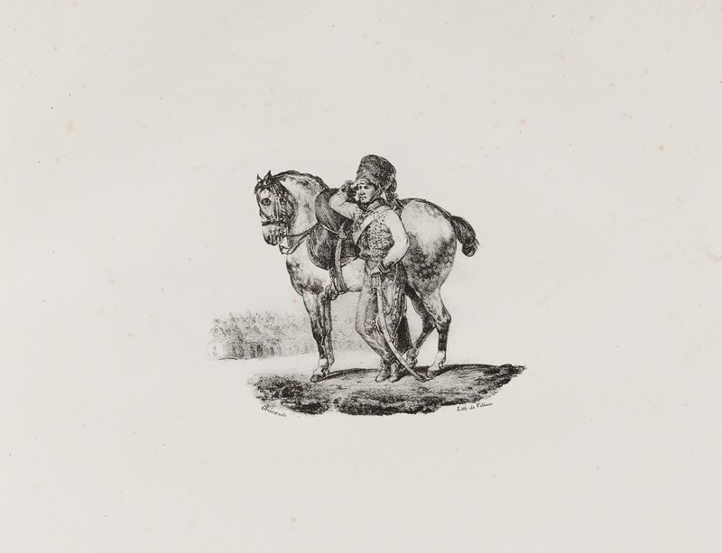 Trompette de Hussards, Теодор Жерико, 1823