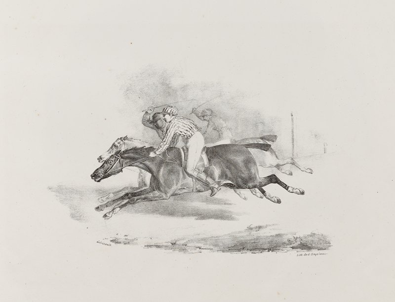 La course, Jean Louis André Théodore Géricault, 1823
