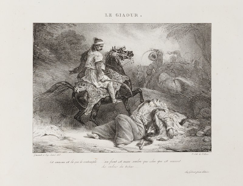 Le giaour, Jean Louis André Théodore Géricault, 1823