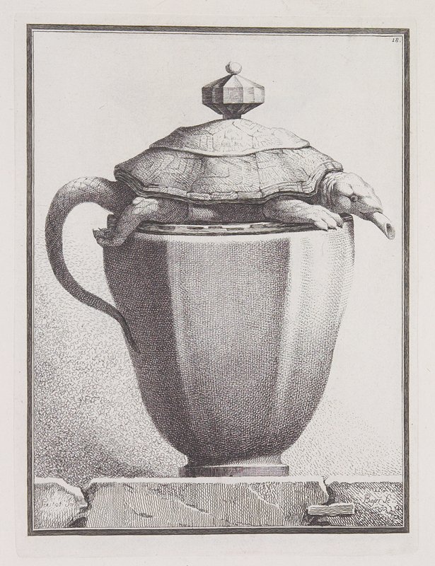 Plate from Suite des Vases Tirée du Cabinet de Monsieur Du Tillot, Marquis de Felino, Ennemond-Alexandre Petitot, 1764