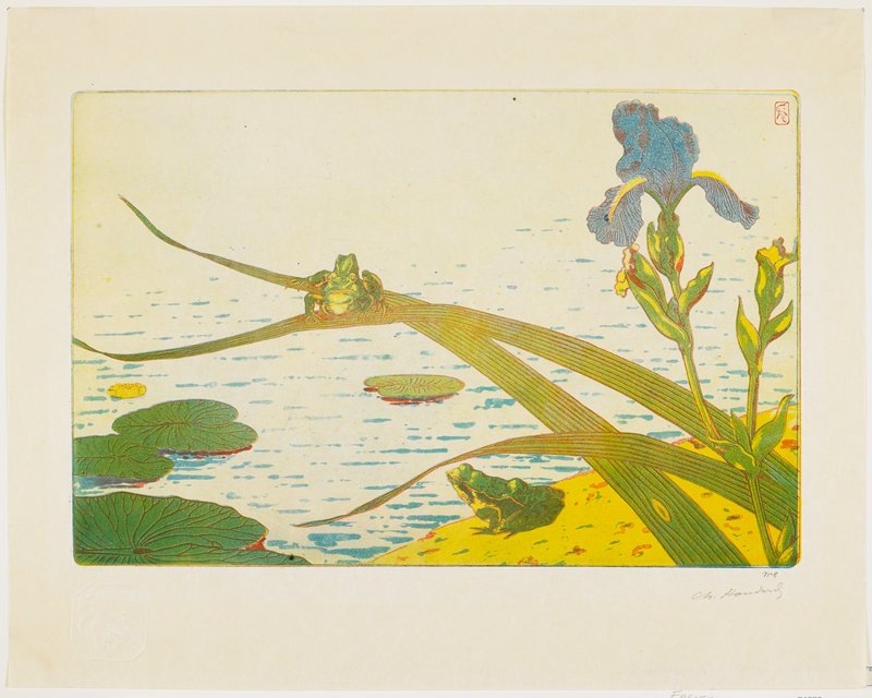 Frogs, Charles-Louis Houdard, 1894