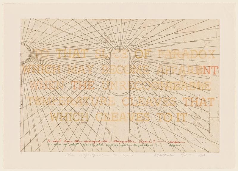 The Signified or If, no. 3, Сюсаку Аракава, 1975–76