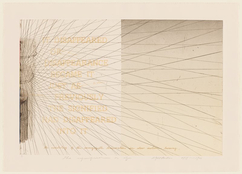 The Signified or If, no. 5, Сюсаку Аракава, 1975–76