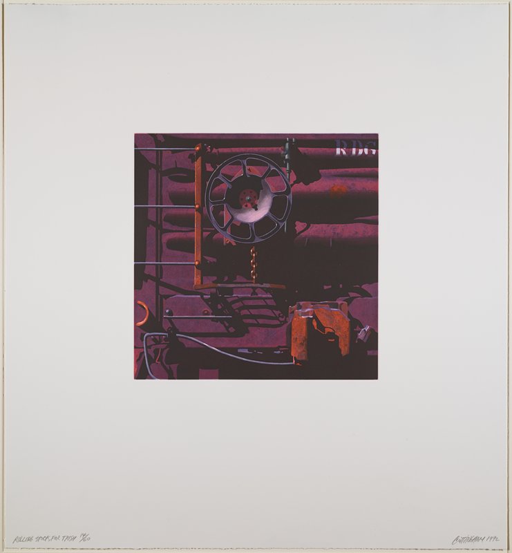 Rolling Stock, For Trish, Robert Cottingham, 1992