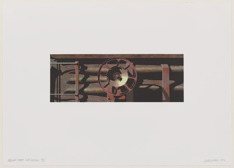 Rolling Stock, For Armyn, Robert Cottingham, 1992