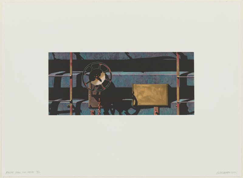 Rolling Stock, For Mark, Robert Cottingham, 1992