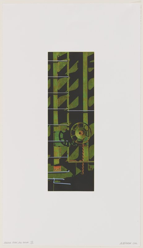 Rolling Stock, For Chuck, Robert Cottingham, 1992