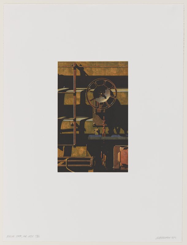 Rolling Stock, For Jesse, Robert Cottingham, 1992