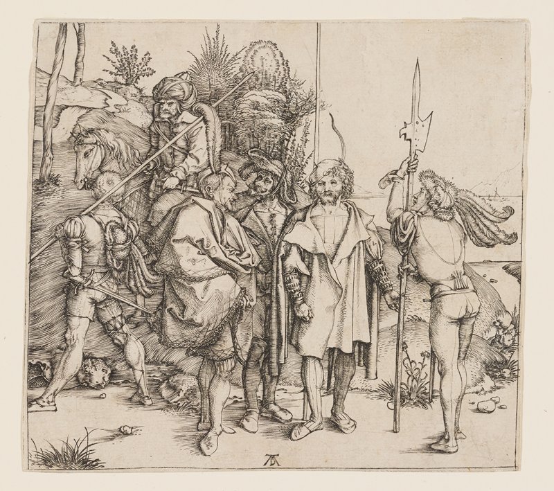 Five Footsoldiers and Mounted Turk, Albrecht Dürer | Mia
