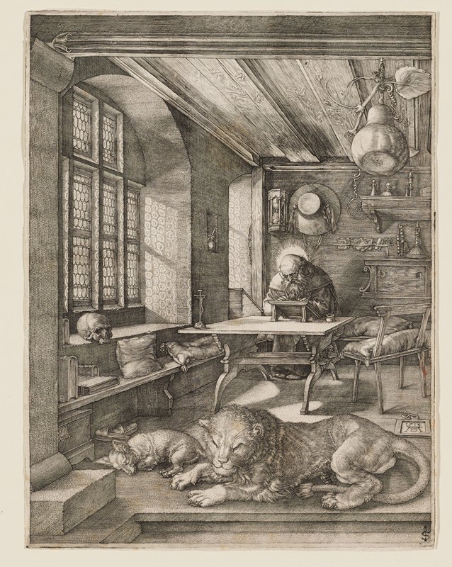 Saint Jerome in His Study, Albrecht Dürer, 1514