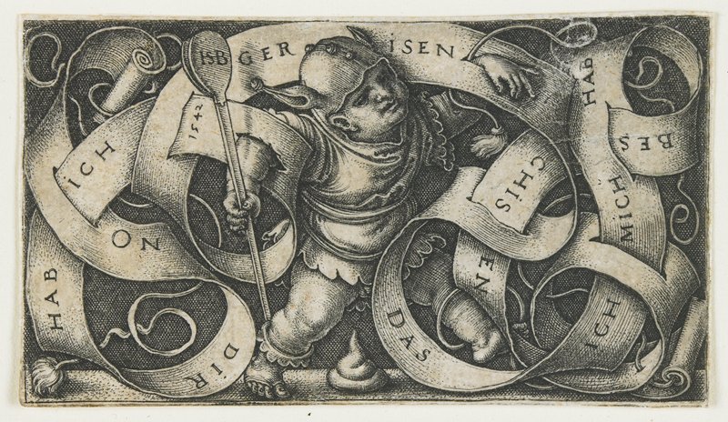 The Little Buffoon, Sebald Beham, 1542