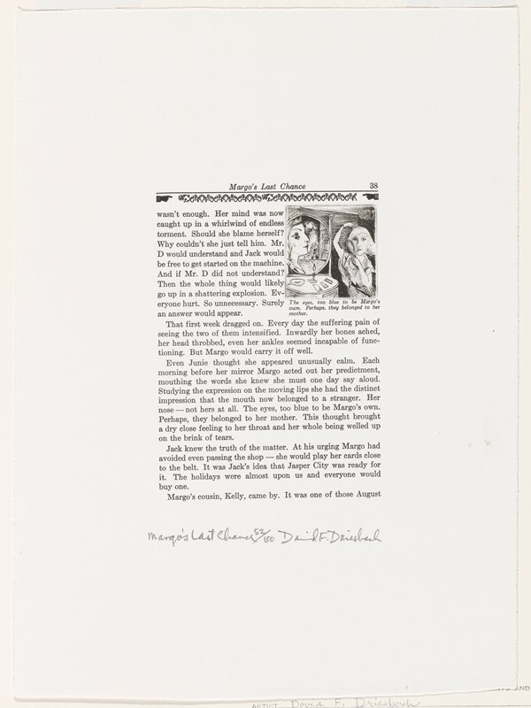 Margo's Last Chance, David F. Driesbach, c, 1970s