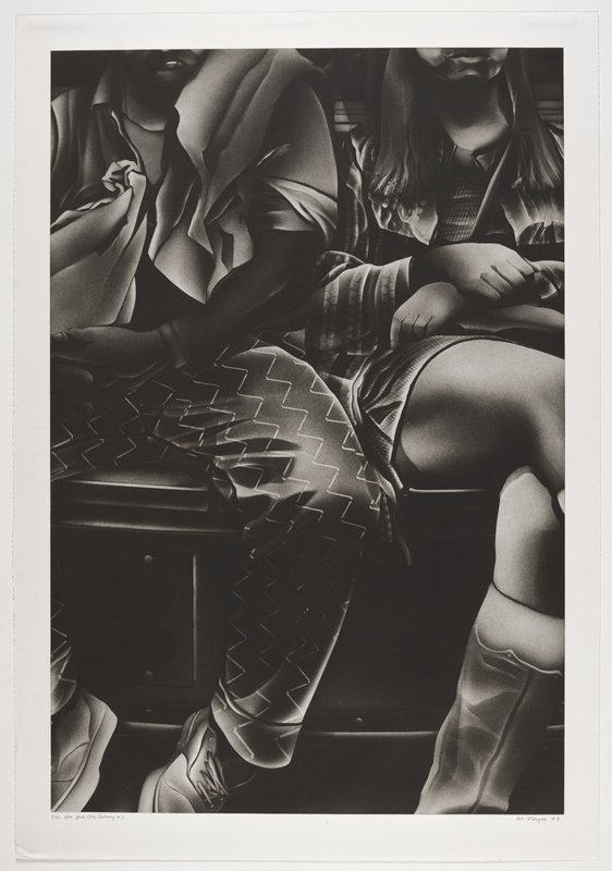 New York City Subway #1, Marsha Feigin, 1973