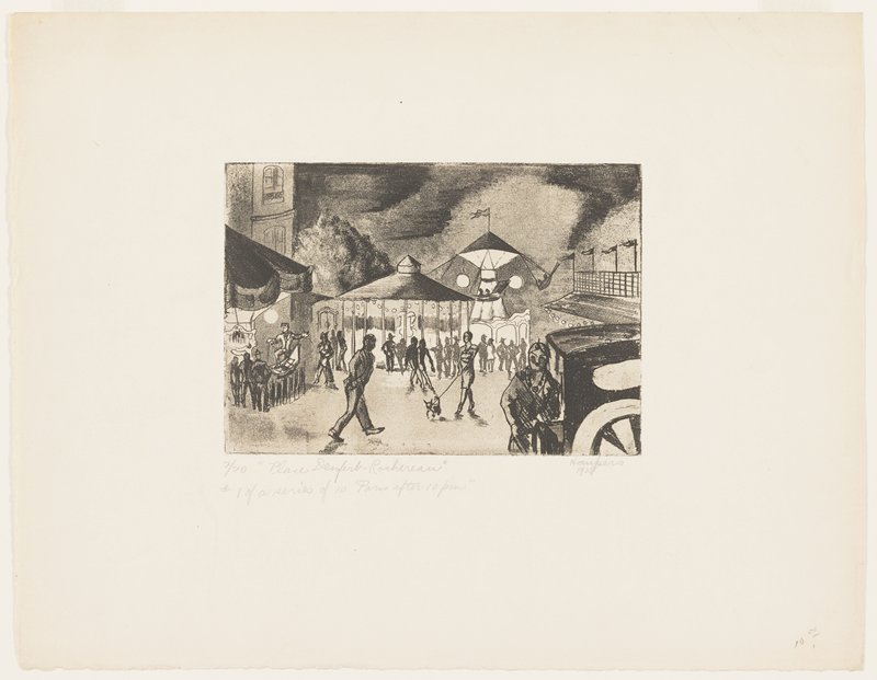 Place Denfert-Rochereau, Clement Haupers, 1928
