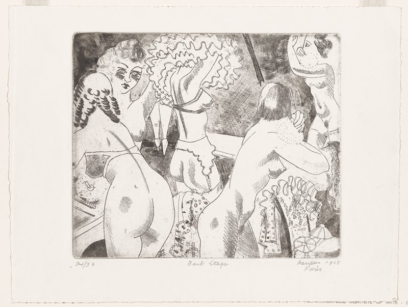 Back Stage, Clement Haupers, 1928