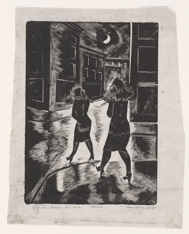 Grue dans la rue, Paris, Clement Haupers, 1928