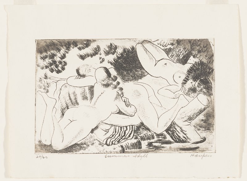 Summer's Idyll, Clement Haupers, 1930s