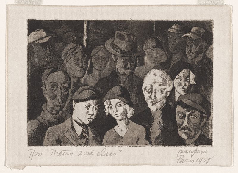 Metro Second Glass, Clement Haupers, 1928