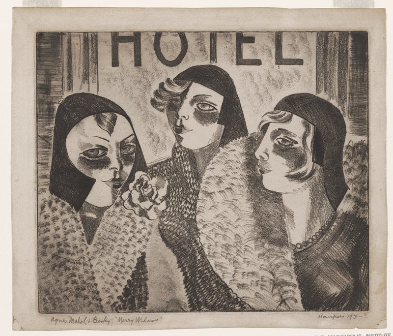 Agnes, Mabel and Becky, Merry Widows, Clement Haupers, c. 1930