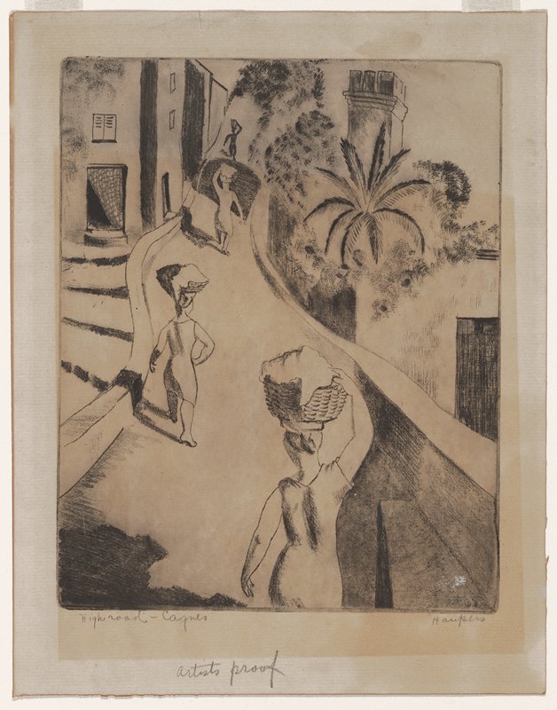 High Road, Cagnes, Clement Haupers, c. 1930