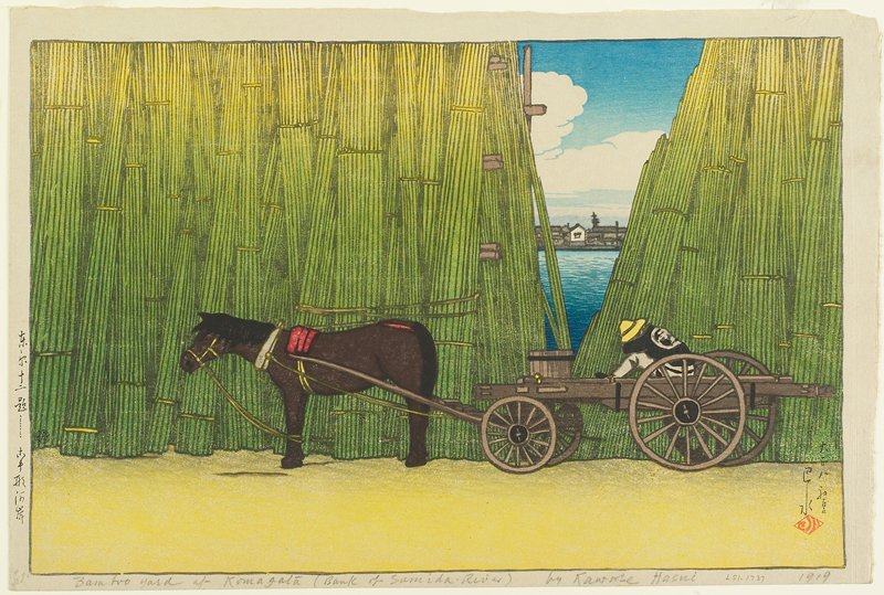Komagata Embankment, Kawase Hasui, Early Summer 1919
