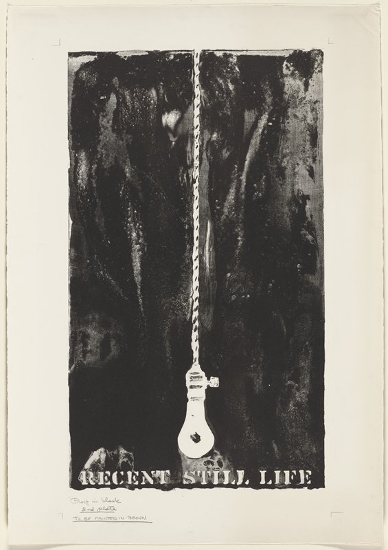 Recent Still Life, Jasper Johns, 1966