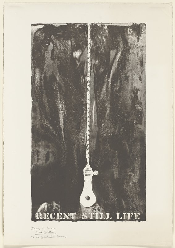 Recent Still Life, Jasper Johns, 1966