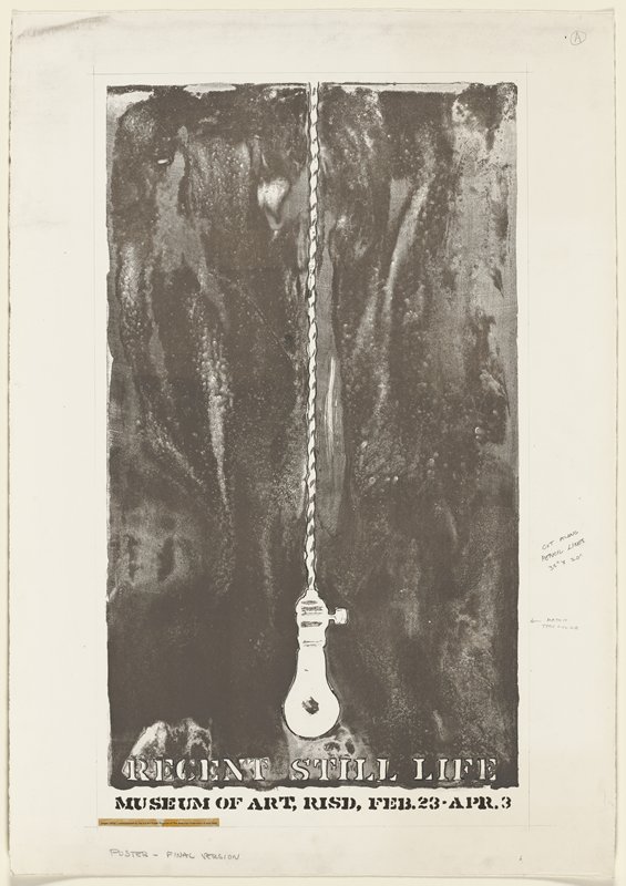Recent Still Life, Jasper Johns, 1966