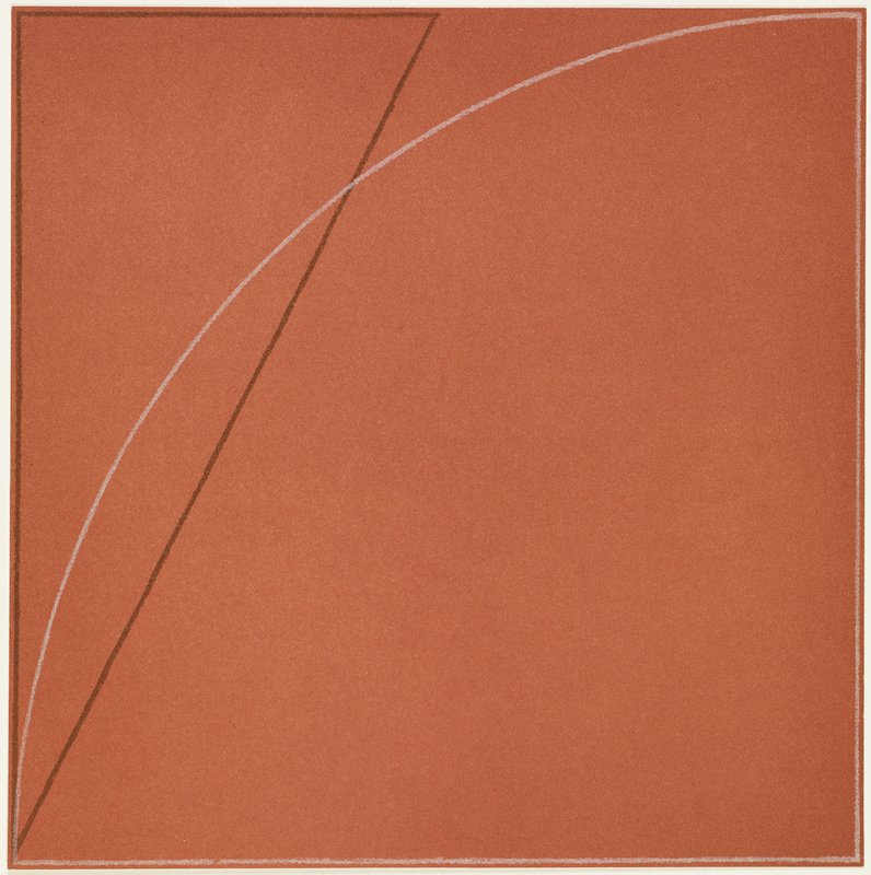 Plate C, from Five Aquatints, Robert Mangold, 1975