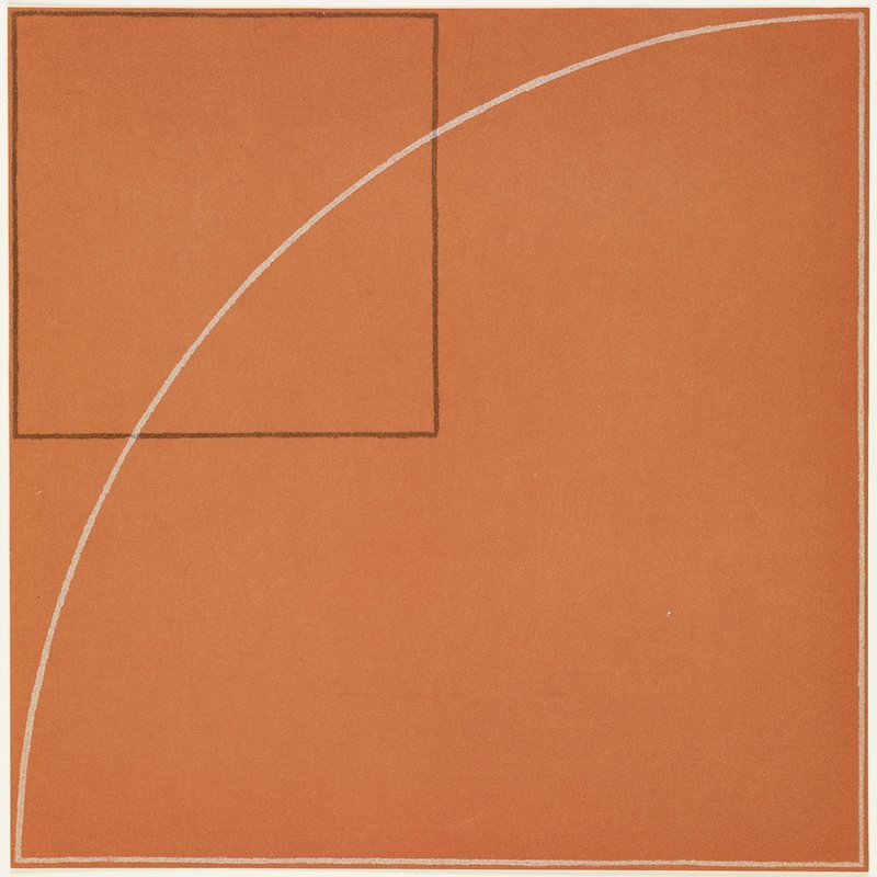 Plate D, from Five Aquatints, Robert Mangold, 1975
