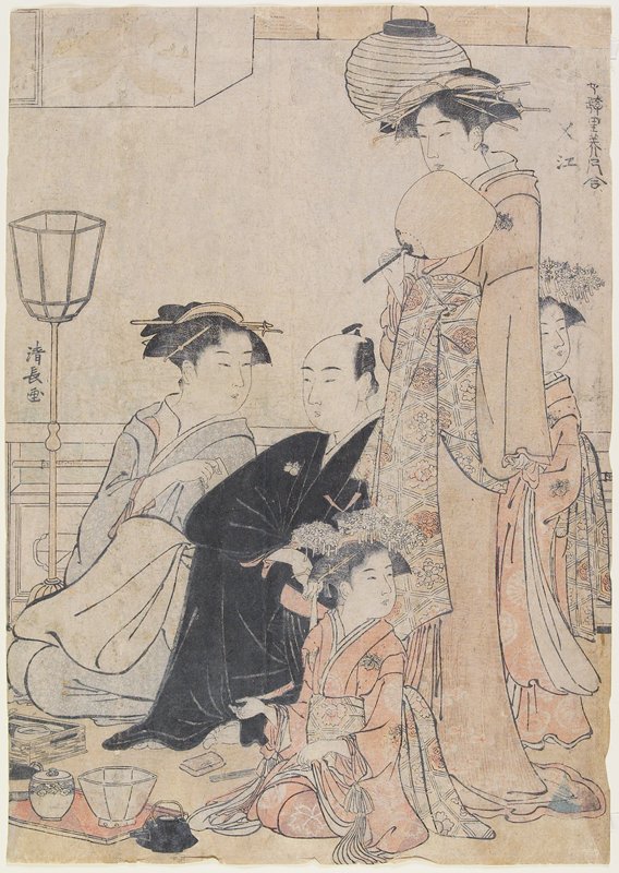 Nakasu (Sakō), Torii Kiyonaga, c. 1784
