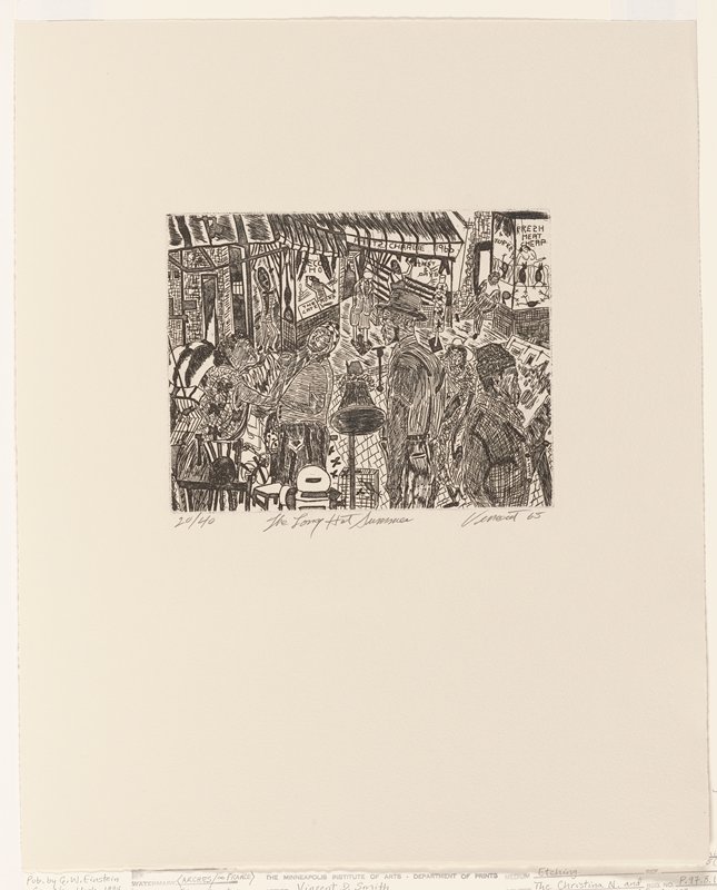 Eight Etchings:: The Long Hot Summer, Vincent D. Smith, 1965 (published 1994)