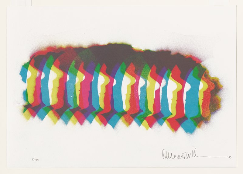 Untitled, plate from Ten Autobiographical Sketches portfolio, Emmett Williams, 1979