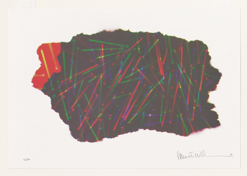 Untitled, plate from Ten Autobiographical Sketches portfolio, Emmett Williams, 1979