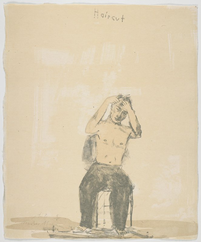 Haircut, from Lilacs and Smoke, Nicolas Africano, 1987–90