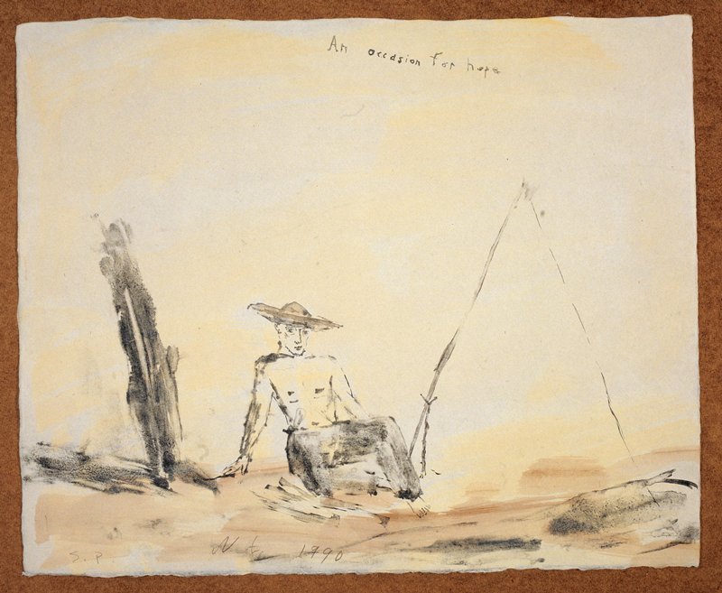 Study for An Occasion for Hope, from the Portfolio Lilacs and Smoke, Nicolas Africano, 1987–90