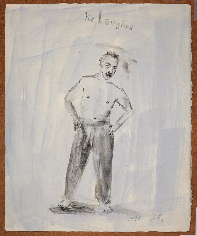 Study for He Laughed, from the Portfolio Lilacs and Smoke, Nicolas Africano, 1987–90