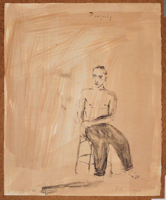 Study for Forgiving, from the Portolio Lilacs and Smoke, Nicolas Africano, 1987–90