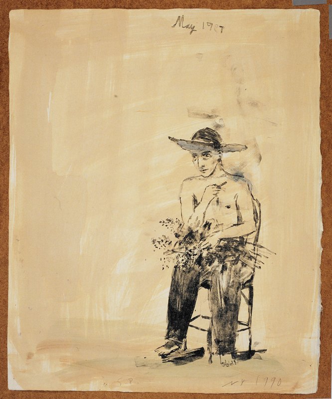 Study for May 1987 from the Portfolio Lilacs and Smoke, Nicolas Africano, 1987–90