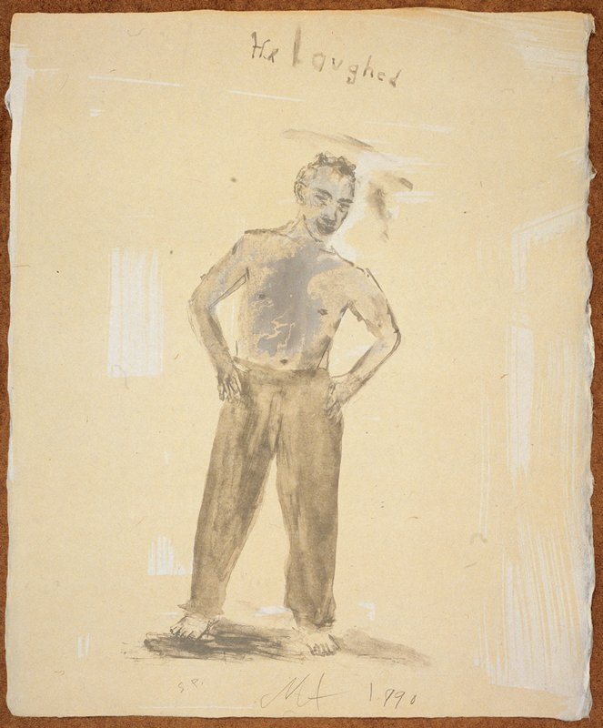 Study for He Laughed, from the Portfolio Lilacs and Smoke, Nicolas Africano, 1987–90