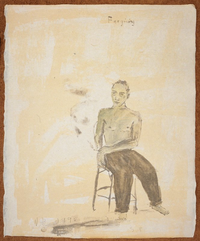 Study for Forgiving, from the Portfolio Lilacs and Smoke, Nicolas Africano, 1987–90