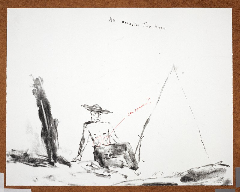 Study for An Occasion for Hope, from the Portfolio Lilacs and Smoke, Nicolas Africano, 1987–90